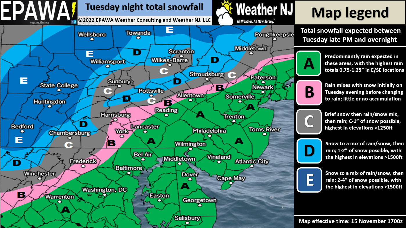 First Snow Possible Tonight for NWNJ | WeatherNJ.com