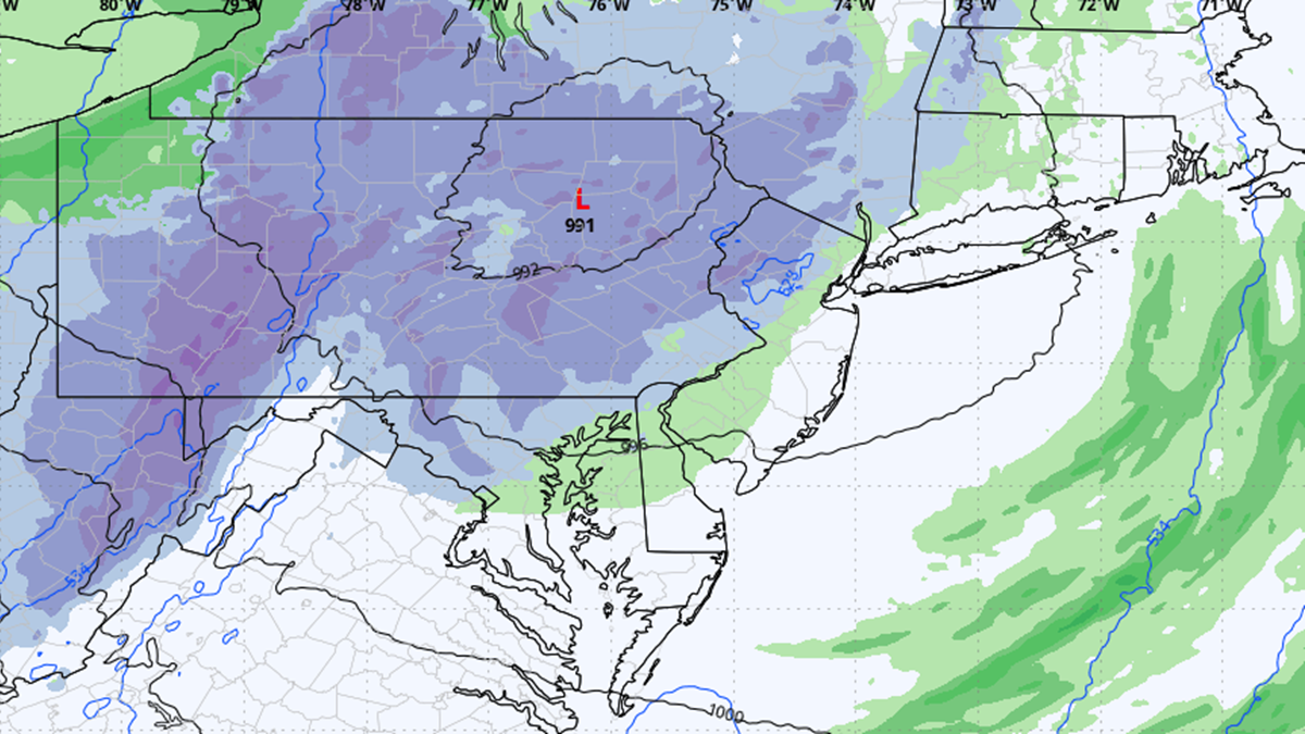 Snow and Rain Approaching