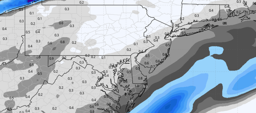 Light Snow Possible for SENJ Tonight