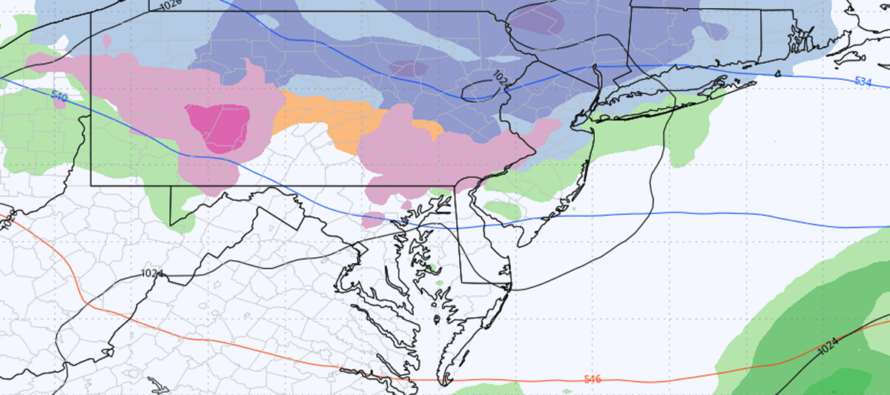 Light Snow for NNJ Tonight