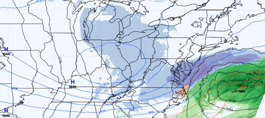 Snowstorm to Likely Graze SENJ