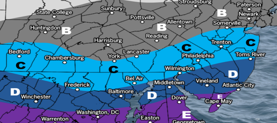 CNJ/SNJ Snowstorm Developing