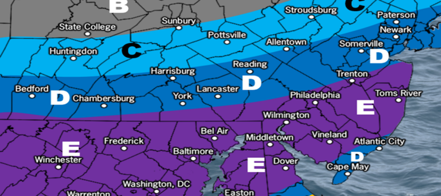 Snowstorm Detected for Tues-Wed